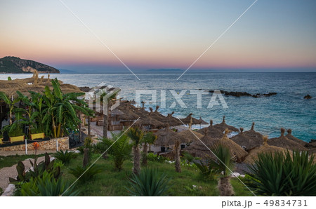 Summer evening in Dhermi, Albania 49834731