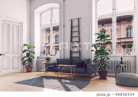 modern interior design. 49836334