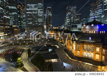 東京駅 東京駅前 街 49838692