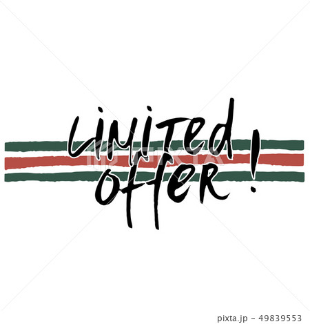 Slogan elegant design and stripes. Girl power shirt print vintage style. Hand drawn phrase- Limited 49839553