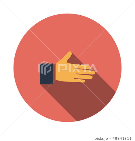 Open hand icon 49841311
