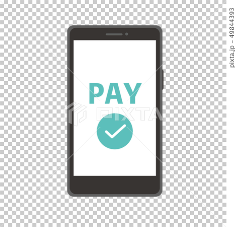 Smartphone electronic money cashless Smartphone electronic money cashless 49844393