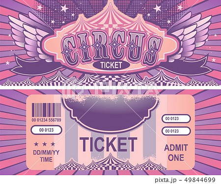 retro circus tickets retro circus tickets 49844699