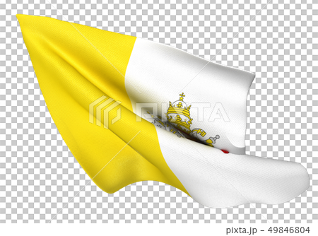 バチカン　国旗　比率1:1 49846804