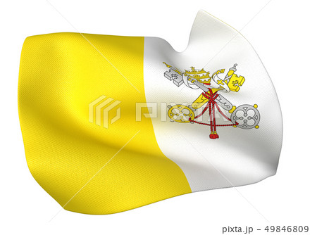 バチカン 国旗 比率1:1 バチカン 国旗 比率1:1 49846809