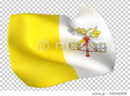 バチカン 国旗 比率1:1 バチカン 国旗 比率1:1 49846809