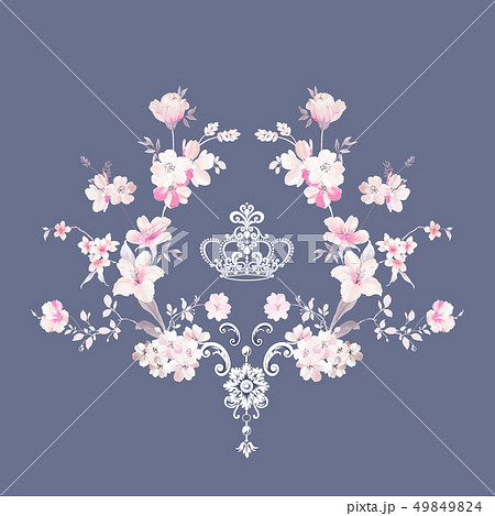 透明水彩 水彩画 花 49849824