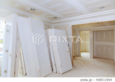 A sheetrock or drywall background. A sheetrock or drywall background. 49851994