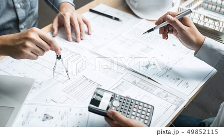 Team of engineering or architect meeting and 49852115
