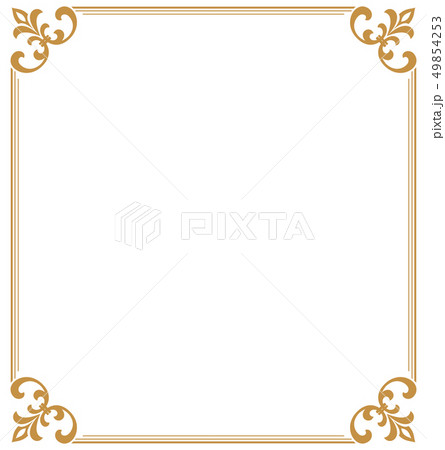 Decorative frame Elegant vector element for design 49854253