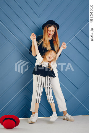 Mother and daughter  49854910