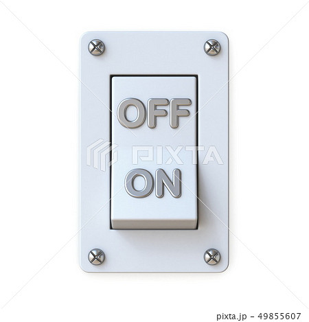 Switch on and off OFF position 3D 49855607