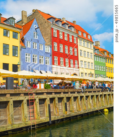 Old town, Nyhavn harbor, Copenhagen Old town, Nyhavn harbor, Copenhagen 49855665