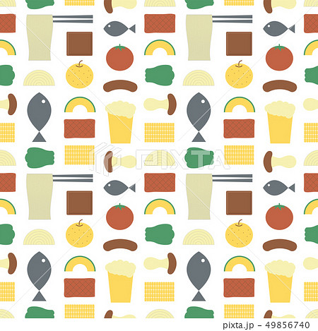 バーベキューのパターン-シームレス 49856740