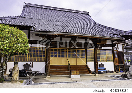 岡山県高梁市　紺屋川美観地区　龍徳院　本堂 49858384