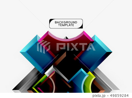 Geometric shapes abstract background Geometric shapes abstract background 49859284