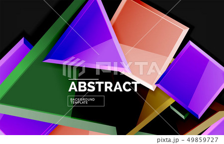 Shiny style geometric background 49859727