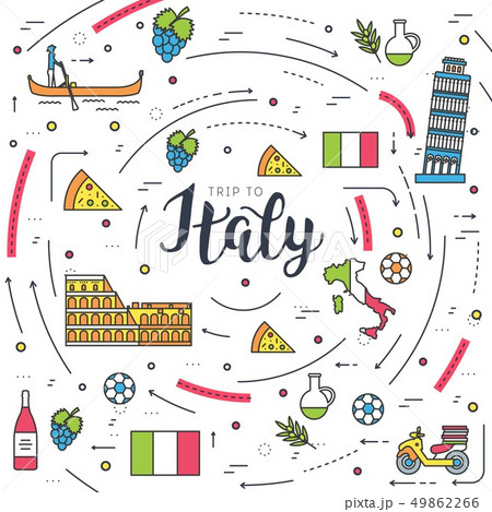 Country Italy travel vacation guide of goods, places and features 49862266