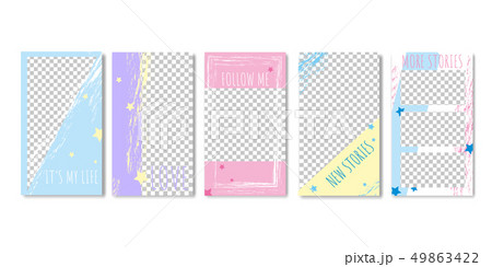 Templates and Frames for Photos in Social Media. Templates and Frames for Photos in Social Media. 49863422