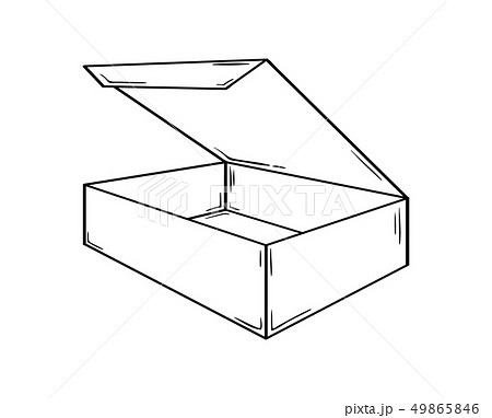 small open box, sketch 49865846