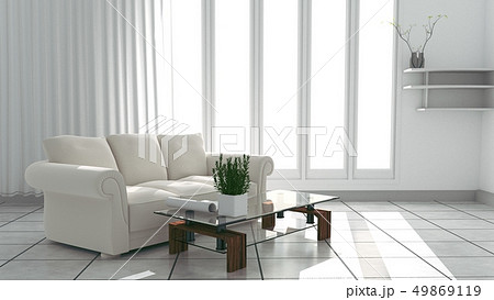 Living room with sofa have pillows Living room with sofa have pillows 49869119
