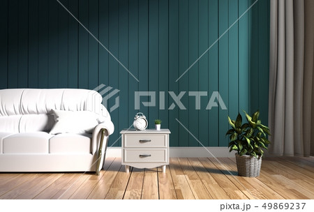 Modern interior - Living room and Soft Sofa 49869237