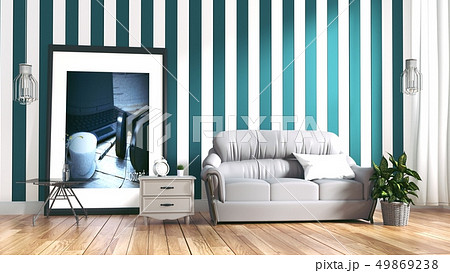 Modern Room Scandinavian Style 49869238