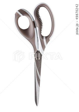 Pair of tailor scissors with rubber handle 49870242