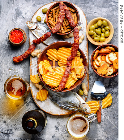 Snacks for beer 49870443
