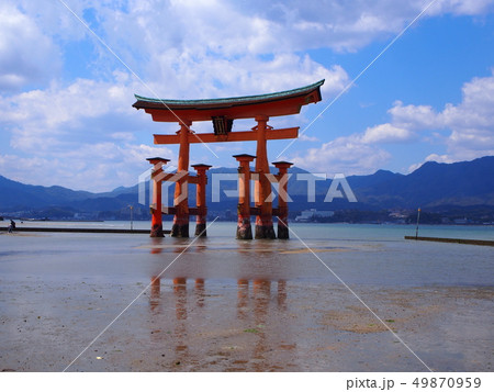 厳島神社 大鳥居 厳島神社 大鳥居 49870959
