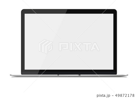 Modern glossy laptop. Modern glossy laptop. 49872178