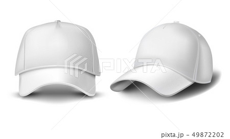Baseball cap isolated on white background. Baseball cap isolated on white background. 49872202
