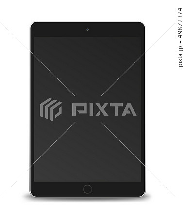 Tablet pc computer with black screen. Tablet pc computer with black screen. 49872374