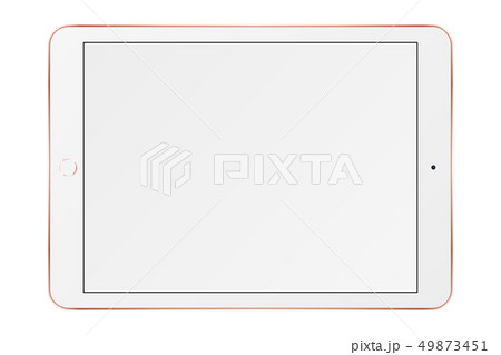 Tablet computer with blank screen. Tablet computer with blank screen. 49873451