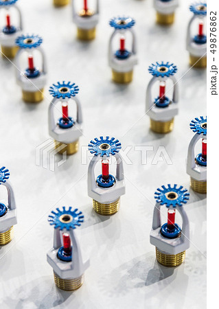 water sprinklers nozzles used in fire fighting system  49876862