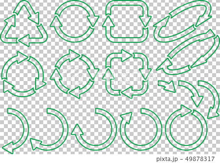 Recycle arrow 3b Recycle arrow 3b 49878317