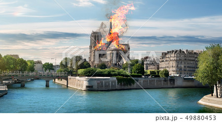 Fire at Cathedral Fire at Cathedral 49880453