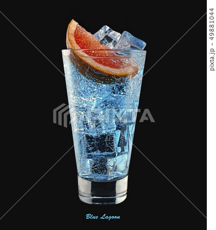 cocktail, Blue Lagoon, ice, Blue Curacao, liquor, vodka, alcohol, party, bar, restaurant, night cocktail, Blue Lagoon, ice, Blue Curacao, liquor, vodka, alcohol, party, bar, restaurant, night 49881044