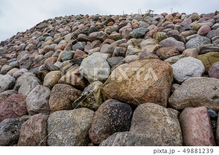 Stones in Koknese in the park Garden of Destinies Stones in Koknese in the park Garden of Destinies 49881239