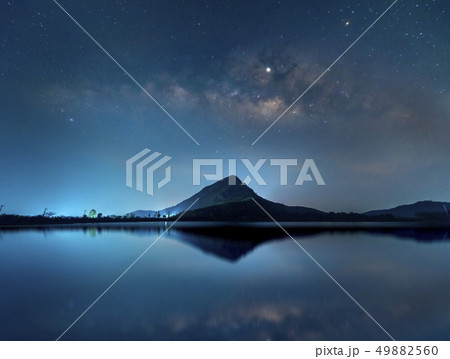 Night sky with stars and The Milky Way 49882560