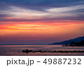Beautiful Sunset Over Adriatic Sea Near Starigrad Beautiful Sunset Over Adriatic Sea Near Starigrad 49887232