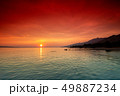 Beautiful Sunset Over Adriatic Sea Near Starigrad Beautiful Sunset Over Adriatic Sea Near Starigrad 49887234
