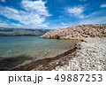 Adriatic Sea Bay With View Over Paklenica National Adriatic Sea Bay With View Over Paklenica National 49887253