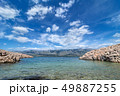 Adriatic Sea Bay With View Over Paklenica National Adriatic Sea Bay With View Over Paklenica National 49887255