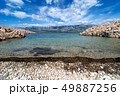 Adriatic Sea Bay With View Over Paklenica National Adriatic Sea Bay With View Over Paklenica National 49887256