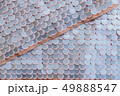 Beige shiny fabric with sequins, abstract background. 49888547