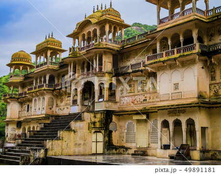 Galta Ji Mandir, Monkey Temple near Jaipur, India 49891181