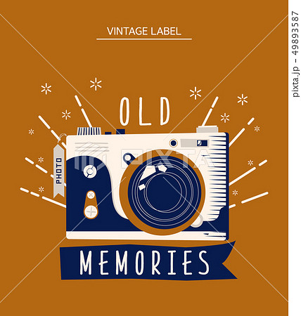 カメラ 写真 記憶のイラスト素材