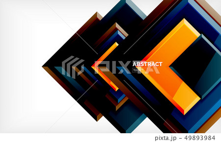 Square geometric background Square geometric background 49893984