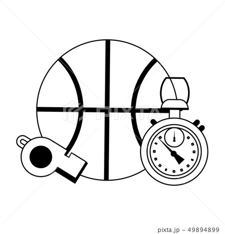 Sport game cartoons in black and white 49894899